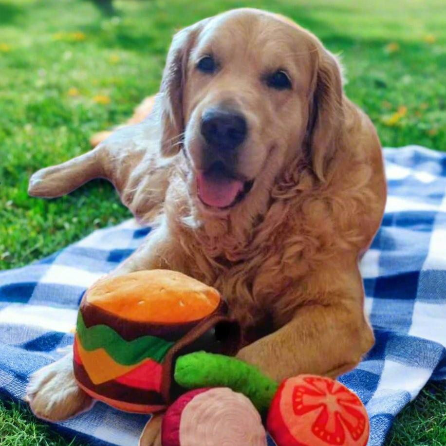 Brinquedo Snuffles Jumbo Burger 🍔🍅🧅🥒