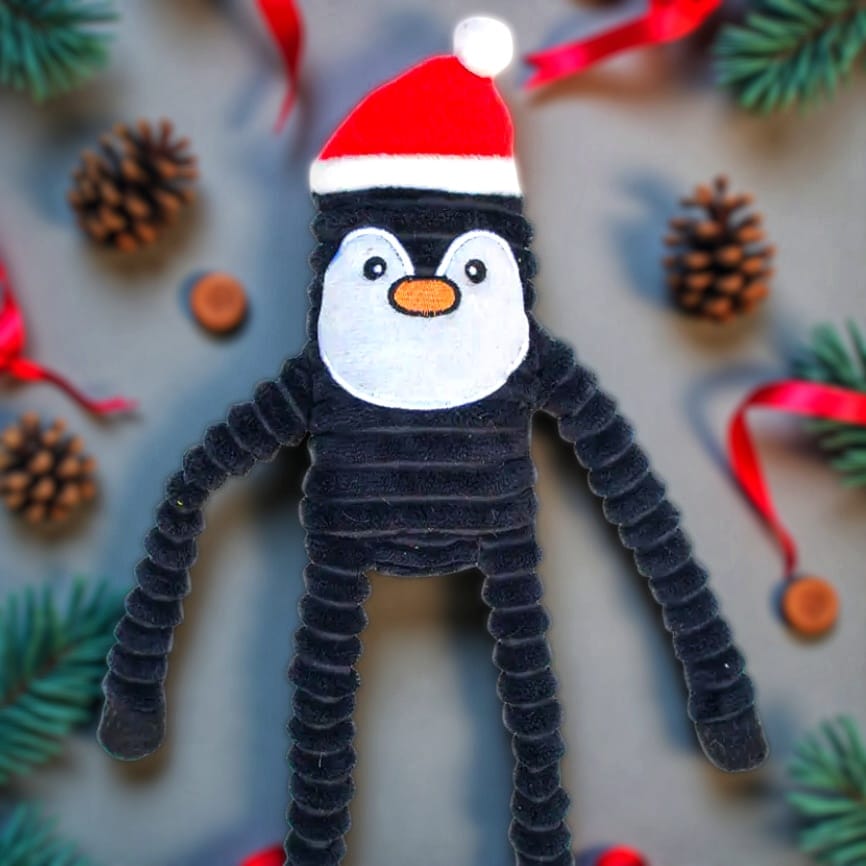 Peluche Crinkle Pingo Pinguim (Pequeno) 🐧❄