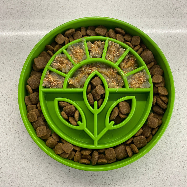 Slow Feeder Raso Folha 🌿