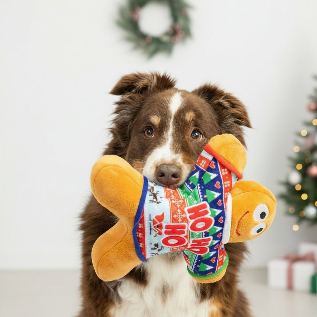 Peluche Ugly Sweater Gingerbread (L) 💚🧣