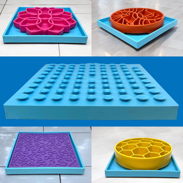 Bandeja Hold'Em (para slow feeders e licking mats)